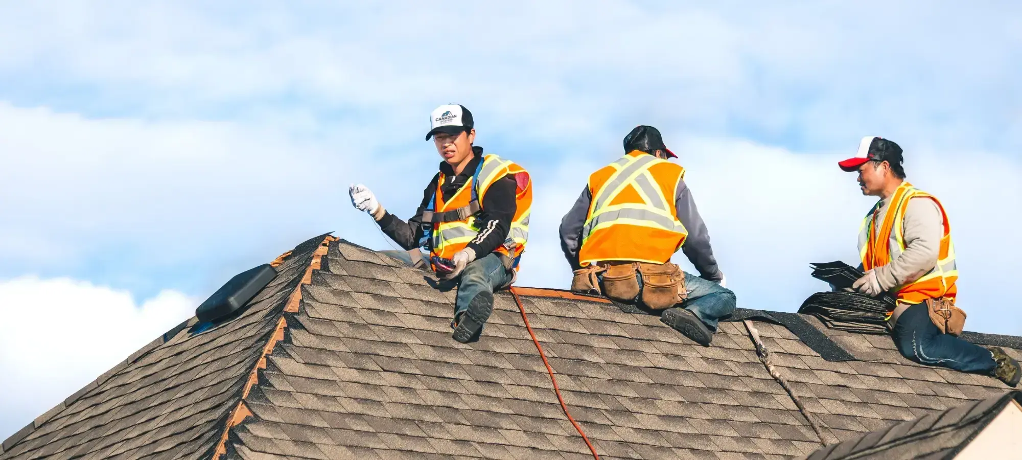Before and after roof replacement in GTA